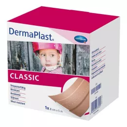 DERMAPLAST CLASSIC Plaster na ranę 8 cm x 5 m, 1 szt
