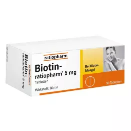BIOTIN-RATIOPHARM tabletki 5 mg, 90 szt