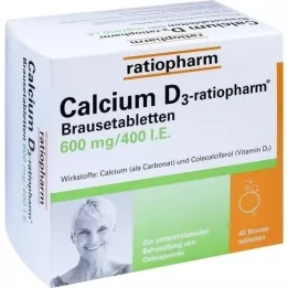 Wapń D3 ratiopharm Tabletki musujące, 40 szt