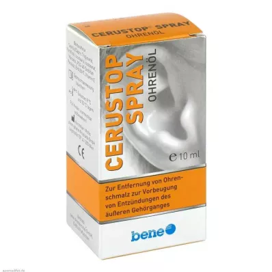 CERUSTOP Olejek w sprayu do uszu, 10 ml