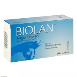 BIOLAN Krople do oczu pipetki jednodawkowe, 60X0,35 ml