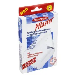 Plastry z przetarciami gazą aluminiową, 3 szt