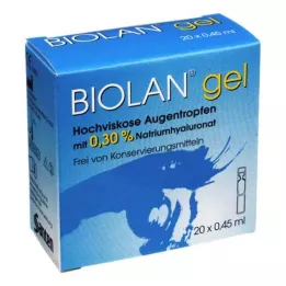 BIOLAN Krople do oczu żelowe, 20X0,45 ml