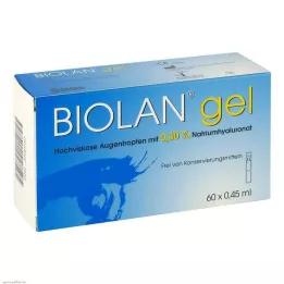BIOLAN Krople do oczu żelowe, 60X0,45 ml
