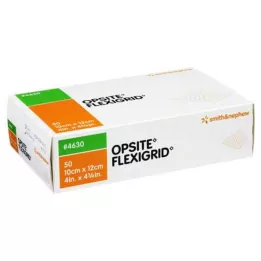 OPSITE Flexigrid opatrunek na rany transp. 10x12 cm jałowy, 50 szt