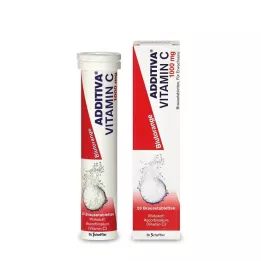 ADDITIVA Witamina C Pomarańcza Krwista Tabletki Musujące, 20 szt