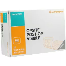 OPSITE Słupek-OP Widoczny bandaż 8x10 cm, 20 szt