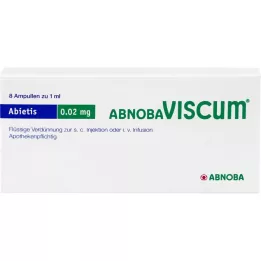 ABNOBAVISCUM Abietis 0,02 mg ampułki, 8 szt