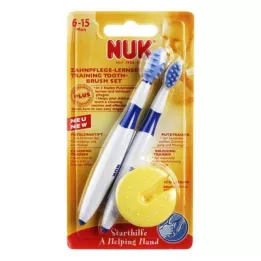 NUK Zestaw do nauki pielęgnacji zębów blister, 2 sztuki