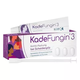 KADEFUNGIN 3 opakowania zbiorcze 20 g kremu + 3 tabletki dopochwowe, 1 sztuka