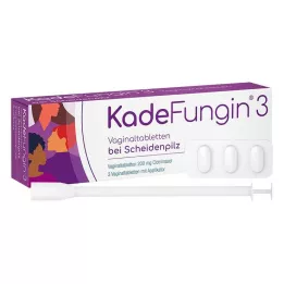 KADEFUNGIN 3 tabletki dopochwowe, 3 szt