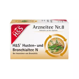 H&amp;S Herbatka na kaszel i oskrzela N Filtry w torebkach, 20 x 2,0 g