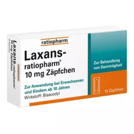 LAXANS-ratiopharm 10 mg czopki, 10 szt