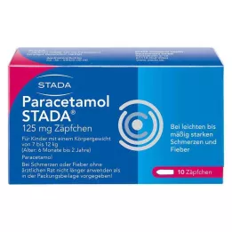 PARACETAMOL STADA czopki 125 mg, 10 szt
