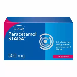 PARACETAMOL STADA czopki 500 mg, 10 szt