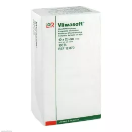VLIWASOFT Kompresy włókninowe 10x20 cm niejałowe 4l., 100 szt