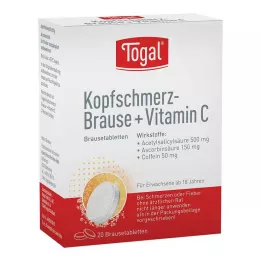 TOGAL Ból głowy musujący + Wit.C tabletki musujące 20 szt