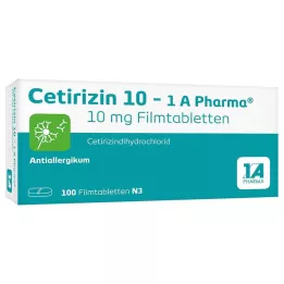 CETIRIZIN 10-1A Pharma tabletki powlekane, 100 szt