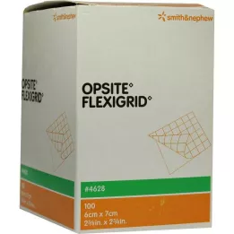 OPSITE Flexigrid Trans. Czasownik rany. 6x7 cm sterylny, 100 szt