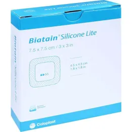 Opatrunek piankowy Biatain Silicone Lite 7,5x7,5 cm, 10 szt