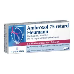 AMBROXOL 75 kapsułek retard Heumann, 20 szt