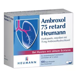 AMBROXOL 75 kapsułek retard Heumann, 100 szt