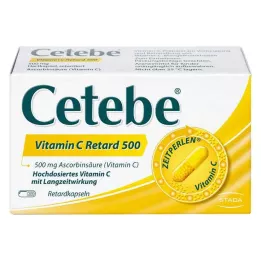 CETEBE Kapsułki z witaminą C o przedłużonym uwalnianiu 500 mg, 30 szt