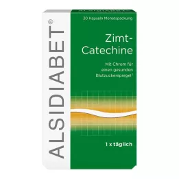 ALSIDIABET Katechiny cynamonowe dla diabetyków II Kapsułki, 30 szt