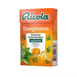 RICOLA o.Z.Box Cukierki pomarańczowo-miętowe, 50 g