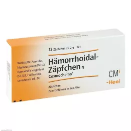 HÄMORRHOIDAL Czopki N Cosmochema, 12 szt