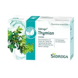 SIDROGA Torebki filtrujące do herbaty tymiankowej, 20X1,6 g