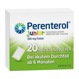 PERENTEROL Junior 250 mg proszek butelka, 20 szt