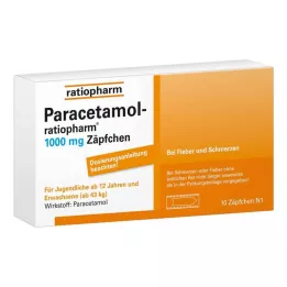 PARACETAMOL-ratiopharm 1000 mg czopki, 10 szt