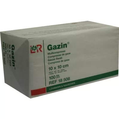 GAZIN Gaza komp. 10x10 cm niejałowa 16-krotna operacja, 100 szt