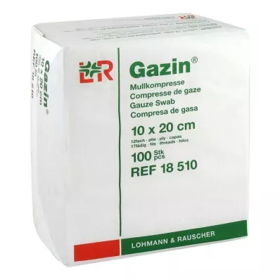 GAZIN Gaza komp. 10x20 cm niejałowa 12-krotna operacja, 100 szt