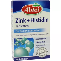 Abtei Tabletki cynkowe + histydyna, 30 szt