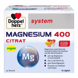 DOPPELHERZ Magnez 400 system cytrynianowy granulat 40 szt