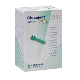 GLUCOJECT Lancety PLUS 33 G, 200 szt
