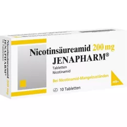 NICOTINSÄUREAMID 200 mg tabletki jenaapharm, 10 szt