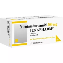 NICOTINSÄUREAMID 200 mg tabletki jenaapharm, 100 szt