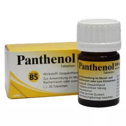 PANTHENOL 100 mg tabletki Jenapharm, 20 szt