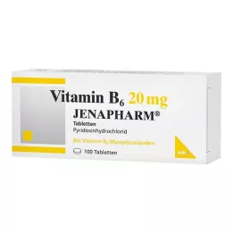 VITAMIN B6 20 mg tabletki Jenapharm, 100 szt