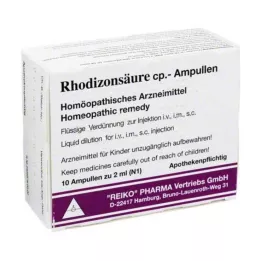 RHODIZONSÄURE cp.Ampułki Roztwór do wstrzykiwań, 10X2 ml