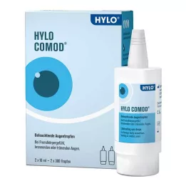 HYLO-COMOD Krople do oczu 2X10 ml