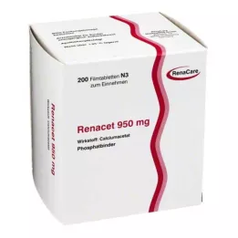 RENACET 950 mg tabletki z filmu, 200 szt
