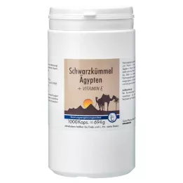 SCHWARZKÜMMEL ÄGYPTEN+E kapsułki, 1000 szt