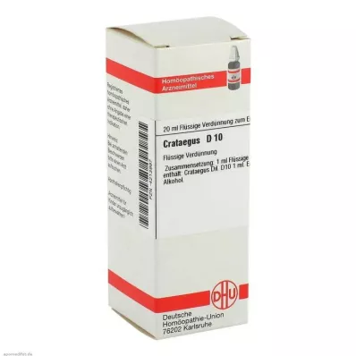 CRATAEGUS d 10 rozcieńczenie, 20 ml