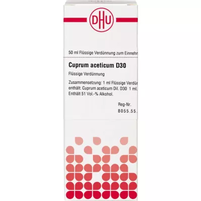 Cuprum ACET D30, 50 ml
