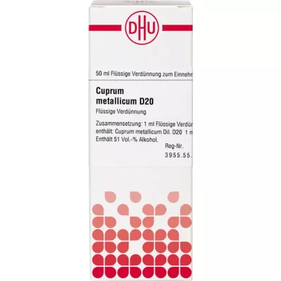 Cuprum Met D20, 50 ml