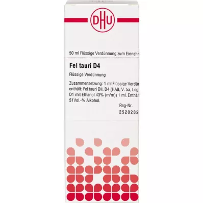 Fel Tauri D 4, 50 ml Fel Tauri D 4, 50 ml